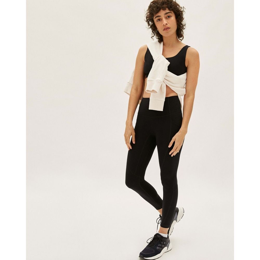 Everlane Womens The Perform Pocket Legging in Black‎ Size Large